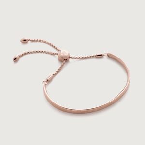Monica Vinader Fiji Petite Chain Bracelet in 18k Rose Gold Vermeil NEW